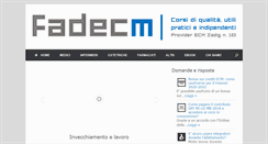 Desktop Screenshot of fad-ecm.it