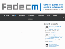 Tablet Screenshot of fad-ecm.it